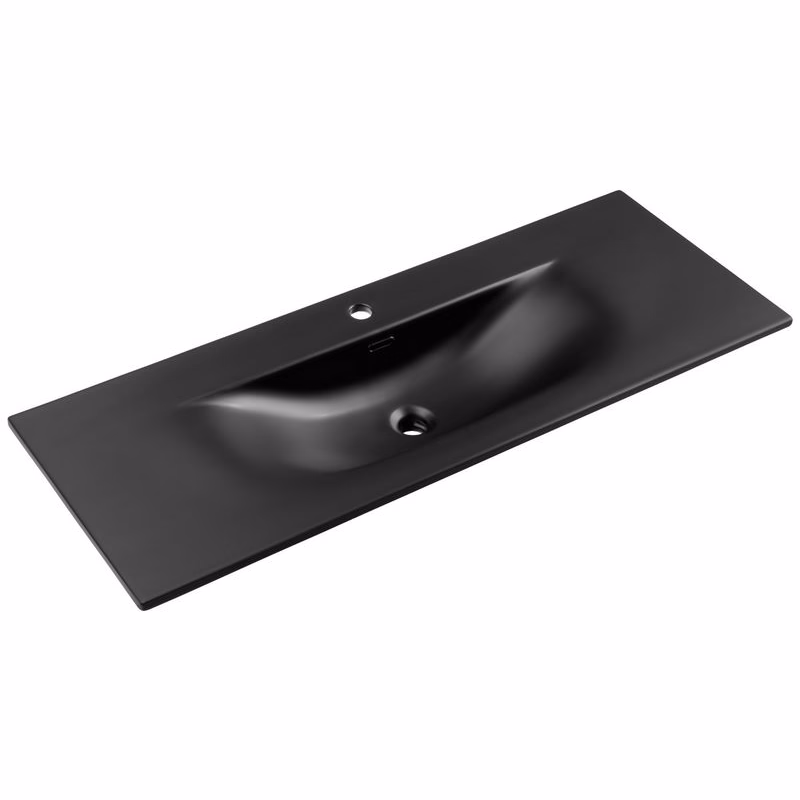 ArtCom Keramické umývadlo SKY1 120 | čierny mat 120 cm