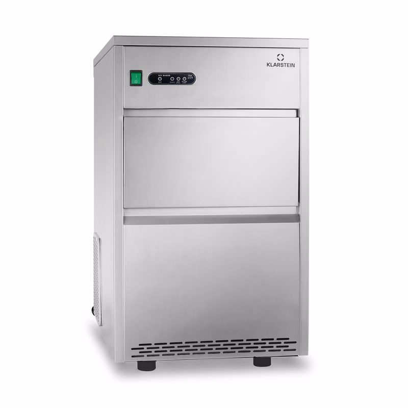 Klarstein Powericer XXL, výrobník ľadu, priemyselné zariadenie na výrobu kociek ľadu, 160 W