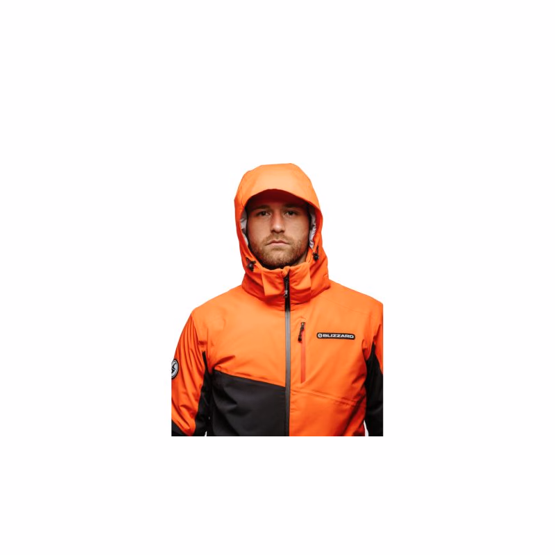 Pánska lyžiarska bunda s kapucňou BLIZZARD Ski Jacket Berwang, cherry red black