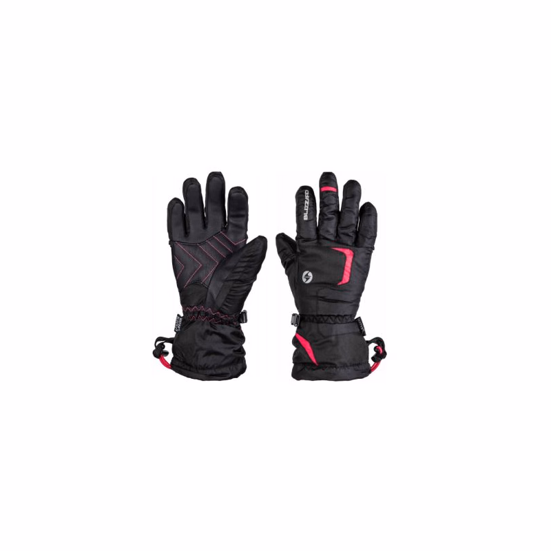 Juniorské lyžiarske rukavice BLIZZARD Reflex junior ski gloves, black pink