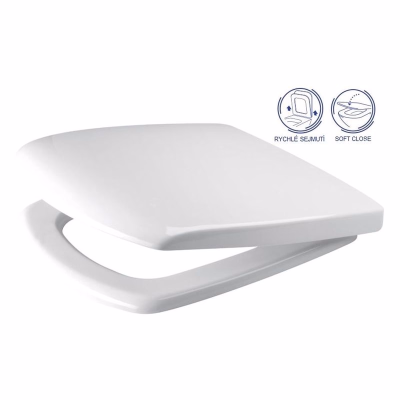 CERSANIT - SEDADLO CARINA DUROPLAST SOFT-CLOSE ANTIBACTERIAL K98-0069