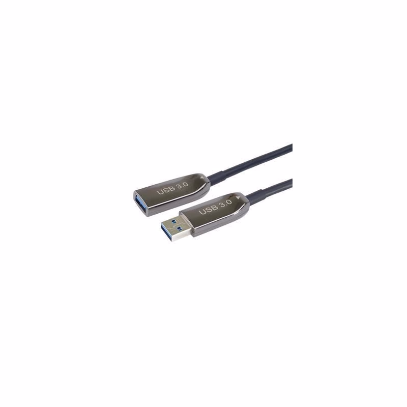 PremiumCord USB 3.0 predlžovací optický AOC kábel A/Male - A/Female 20m