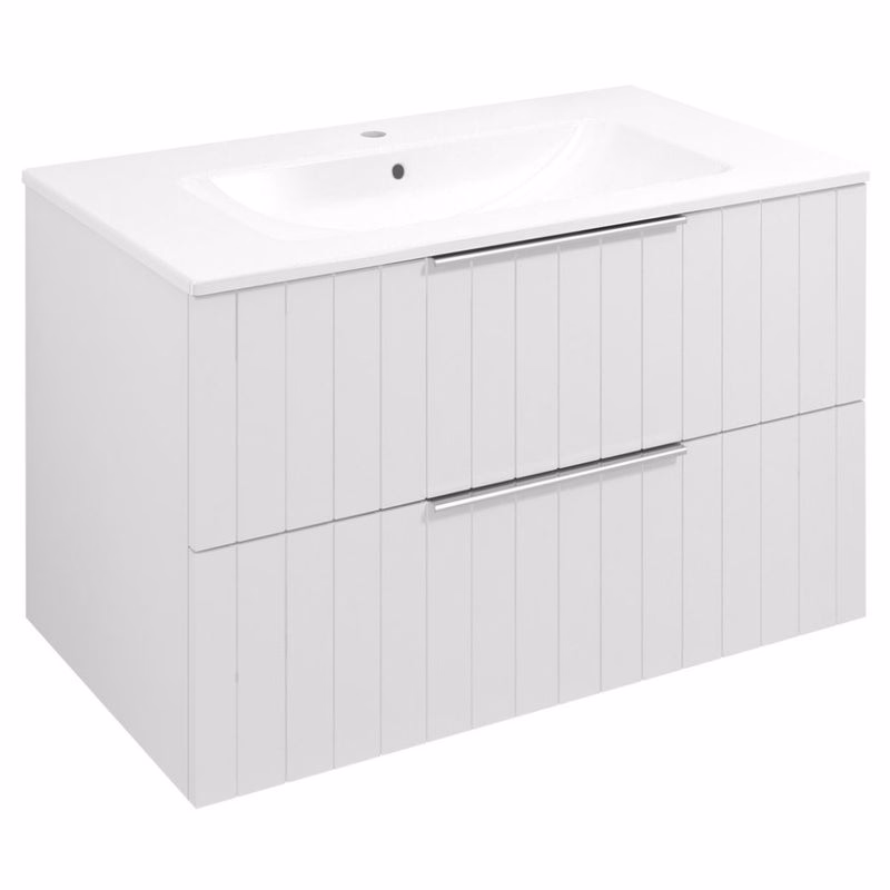 SAPHO - CIRASA STRIP umývadlová skrinka 79,8x52x46cm, biela mat CR801-3131S