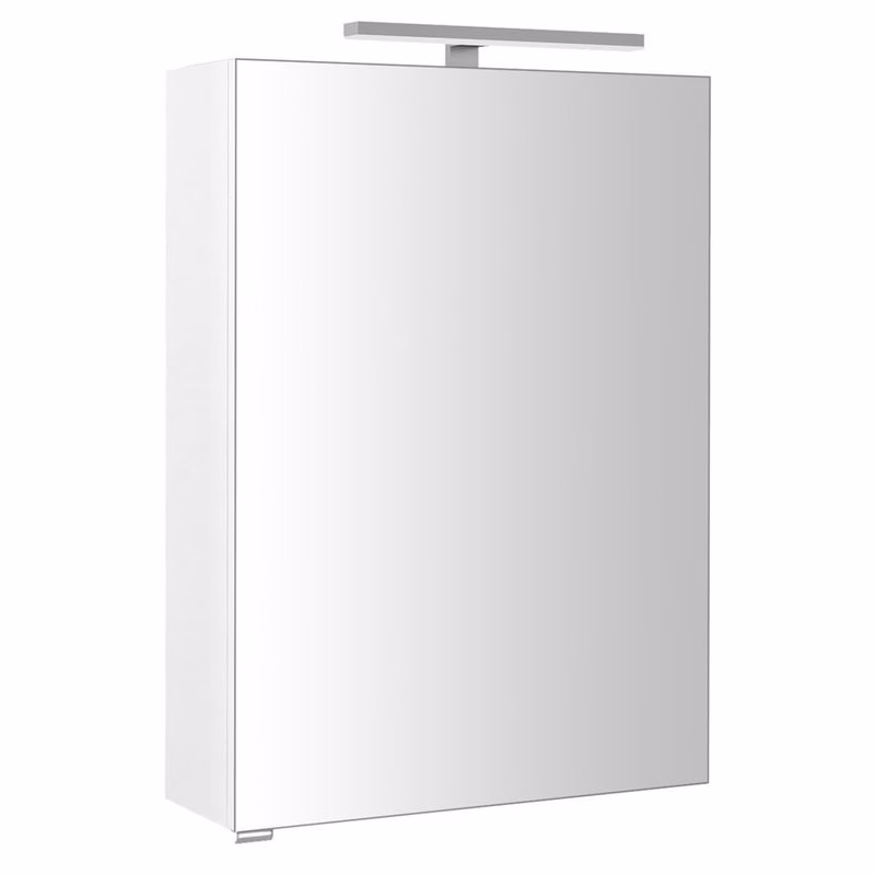 SAPHO - RIWA galérka s LED osvetlením, 50x70x17cm, biela lesk RIW050-0030