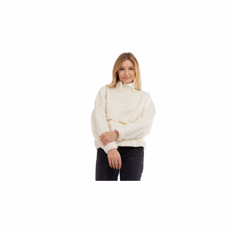 Dámska flisová mikina FUNDANGO Calypso Hybrid Pullover-240-mustard