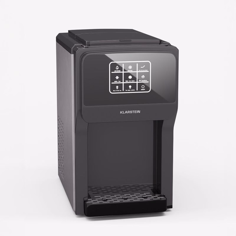 Klarstein ArcticBlend 3v1 výrobník ľadu, 20 kg/24h, Bullet Ice, Drvený ľad, Dávkovač vody