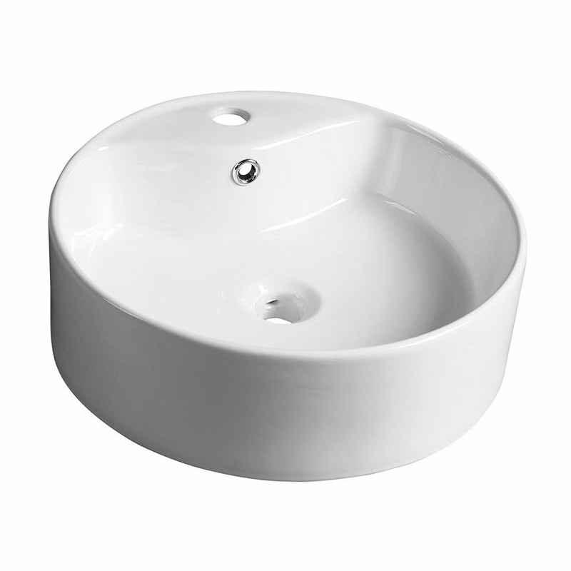 SAPHO - YAKARTA keramické umývadlo na dosku, priemer 46cm, biela BH7021