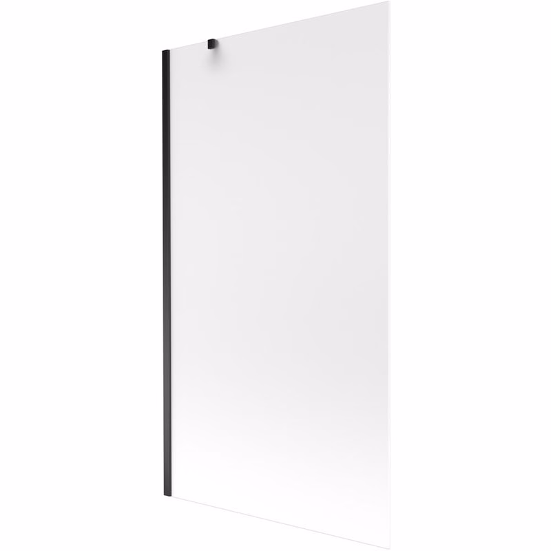 MEXEN/S - Next vaňová zástena FIX 100 x 150, mrazené sklo, čierna 895-100-000-00-30-70