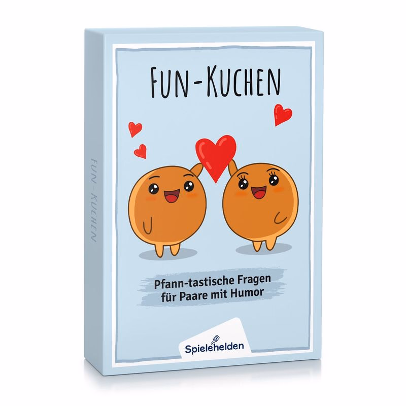Spielehelden Fun-Kuchen Partnerská hra s veselými otázkami pre ešte väčšiu spolupatričnosť
