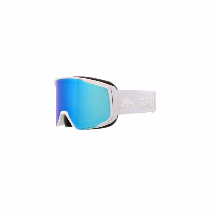 Lyžiarske okuliare RED BULL SPECT JIBB-04BL3, white smoke with blue mirror