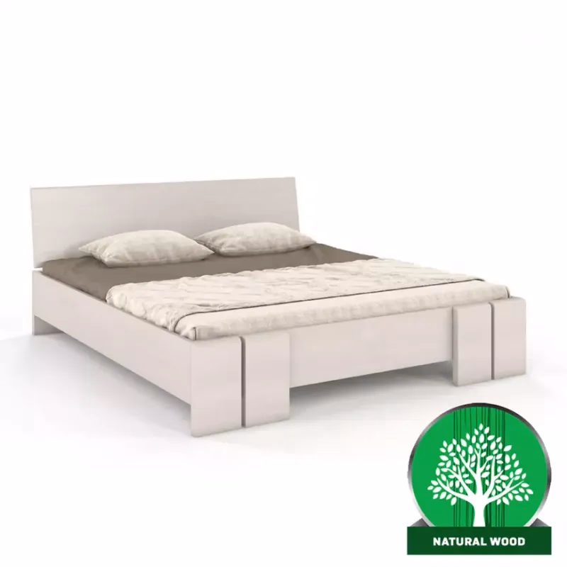 Posteľ borovicová Skandica Vestre maxi 160X200 biela