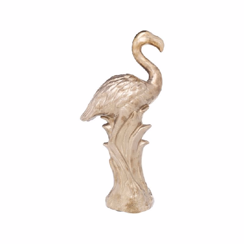 Flamingo Side dekorácia zlatá