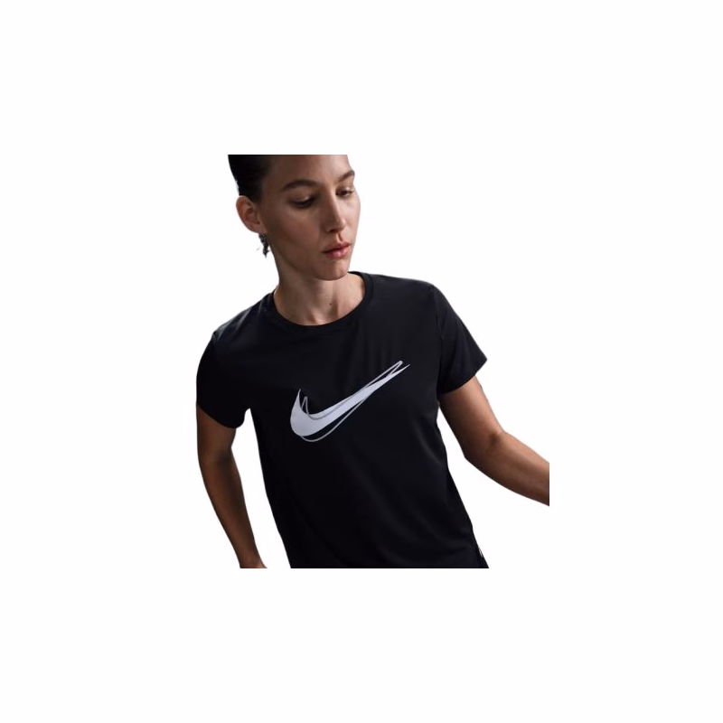 Dámske bežecké tričko s krátkym rukávom NIKE W NK ONE SWSH HBR DF SS TOP