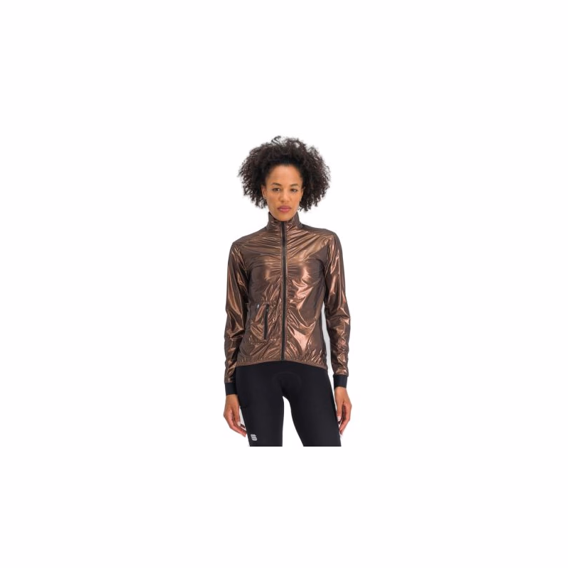 Dámska cyklistická bunda SPORTFUL Giara w packable jacket, metal bronze