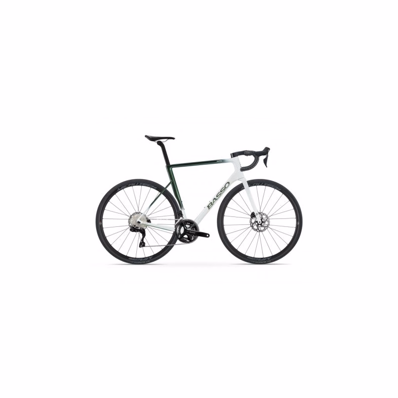 Cestný bicykel BASSO Astra disc, pop green, Sram Rival eTap AXS, 48 35, 10-36, Microtech MrLite