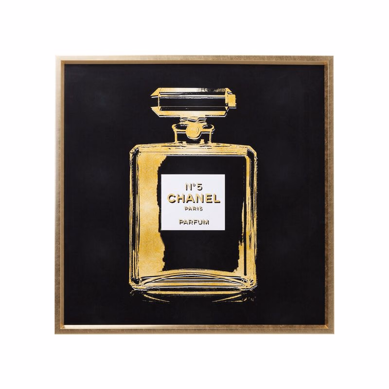 Fragrance obraz čierny/zlatý