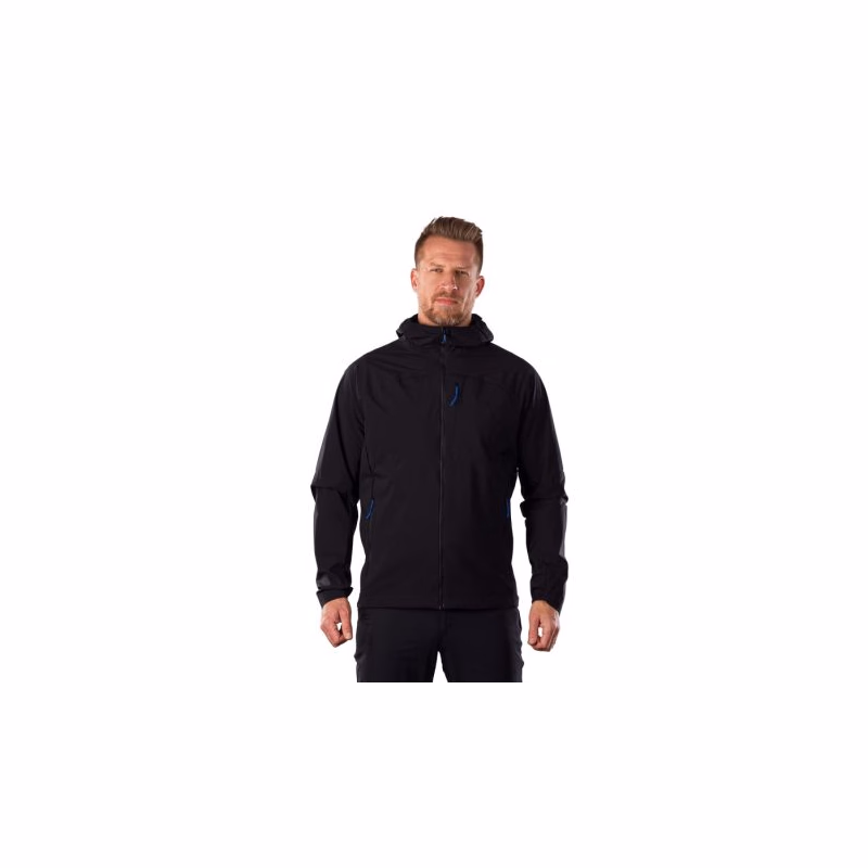 Pánska turistická bunda s kapucňou NORTHFINDER CEFERINO-269black