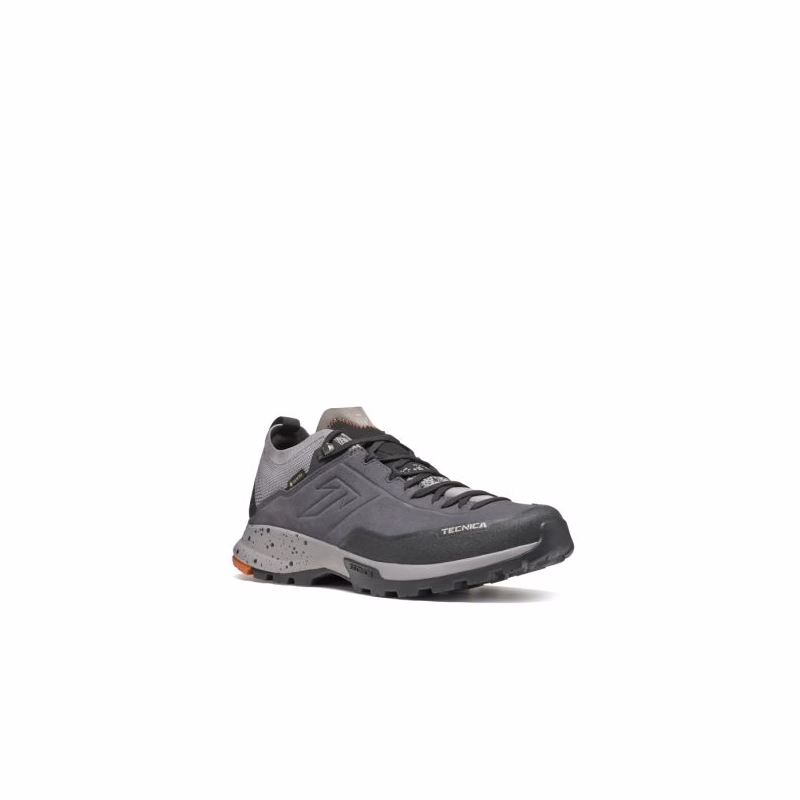 Pánska nízka turistická celokožená obuv TECNICA Forge Hike GTX Ms, dark grey burnt orange