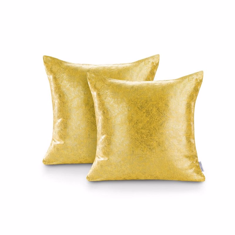 ArtFlhf Sada obliečok na vankúše VERAS Blackout | 45 x 45 cm Farba: Ochre