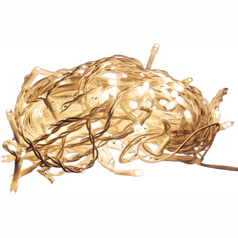 Vianočné svetielka LED cencúle 100l 100/20 vonkajšie T.+Gn.+Pg. Ww