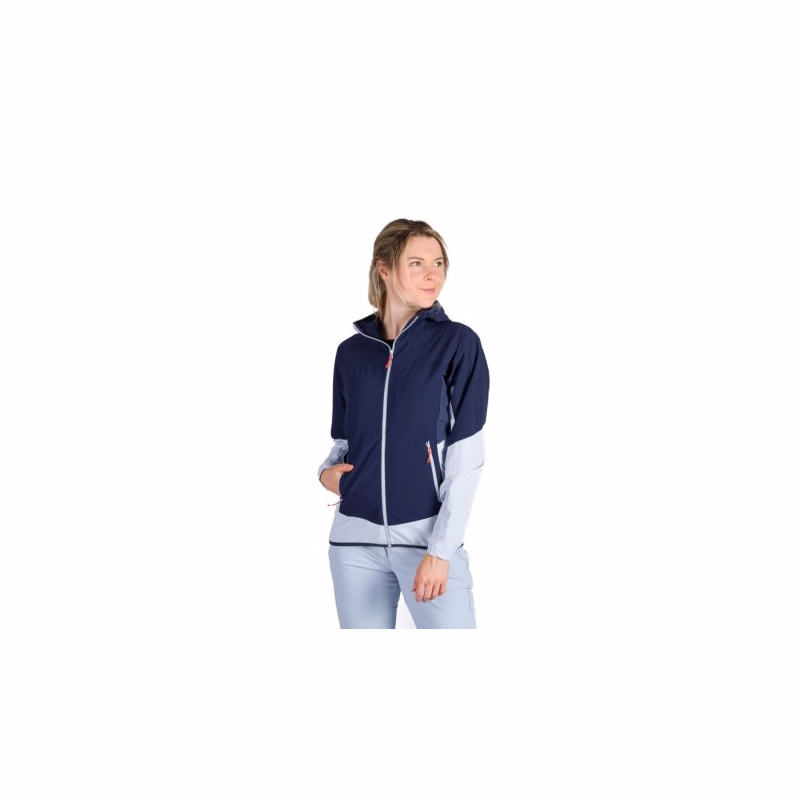 Dámska turistická softshellová bunda NORTHFINDER KATHI-387blueblue