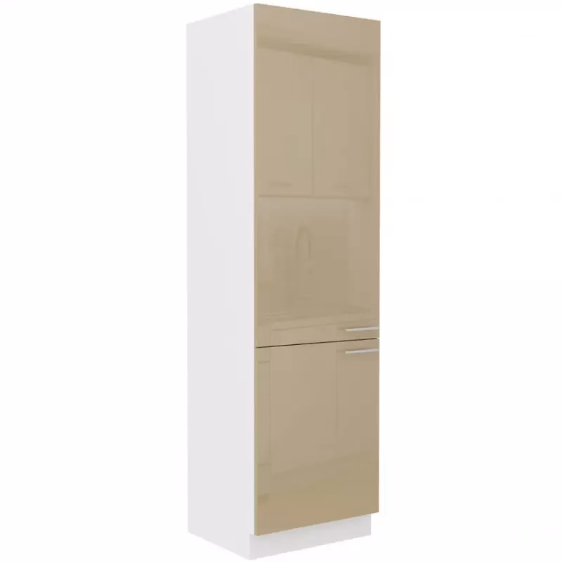 Kuchynská skrinka Lara 60dk-210 2f Bb Mdf Cappucino lesk
