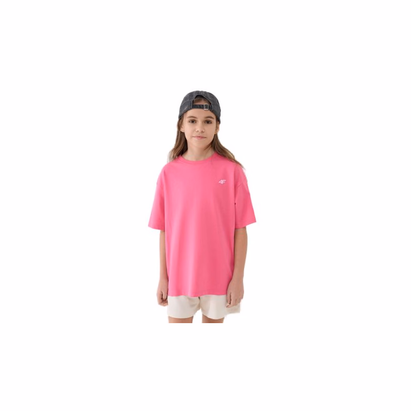 Dievčenské tričko s krátkym rukávom 4F JUNIOR TSHIRT F1851-54S-PINK