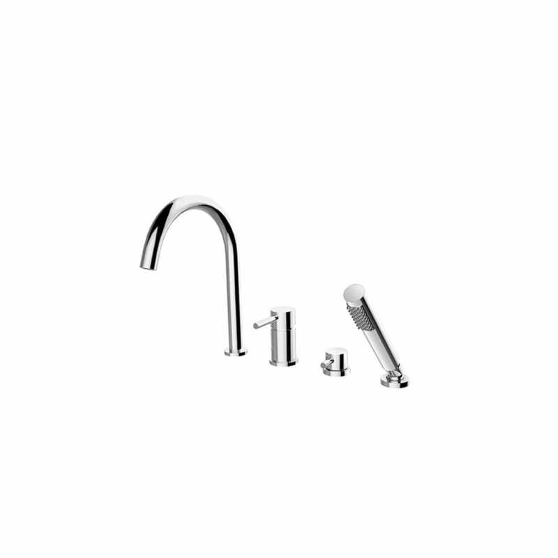 BESCO - 4 - otvorová vaňová batéria ILLUSION chróm s príslušenstvom BABWI4CH