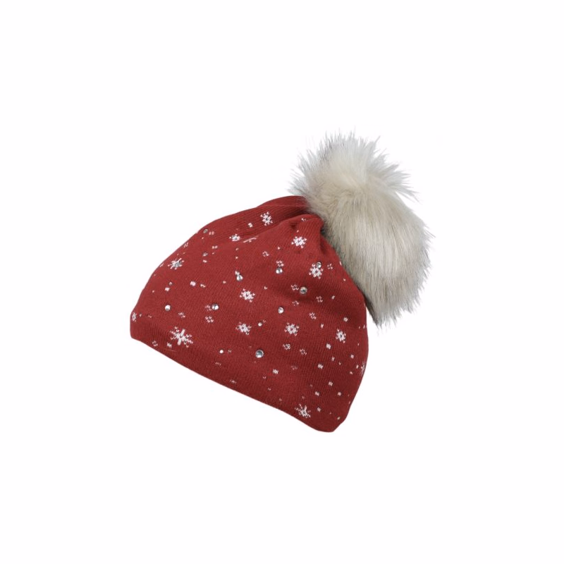 Dámska zimná čiapka BLIZZARD Crystal, red