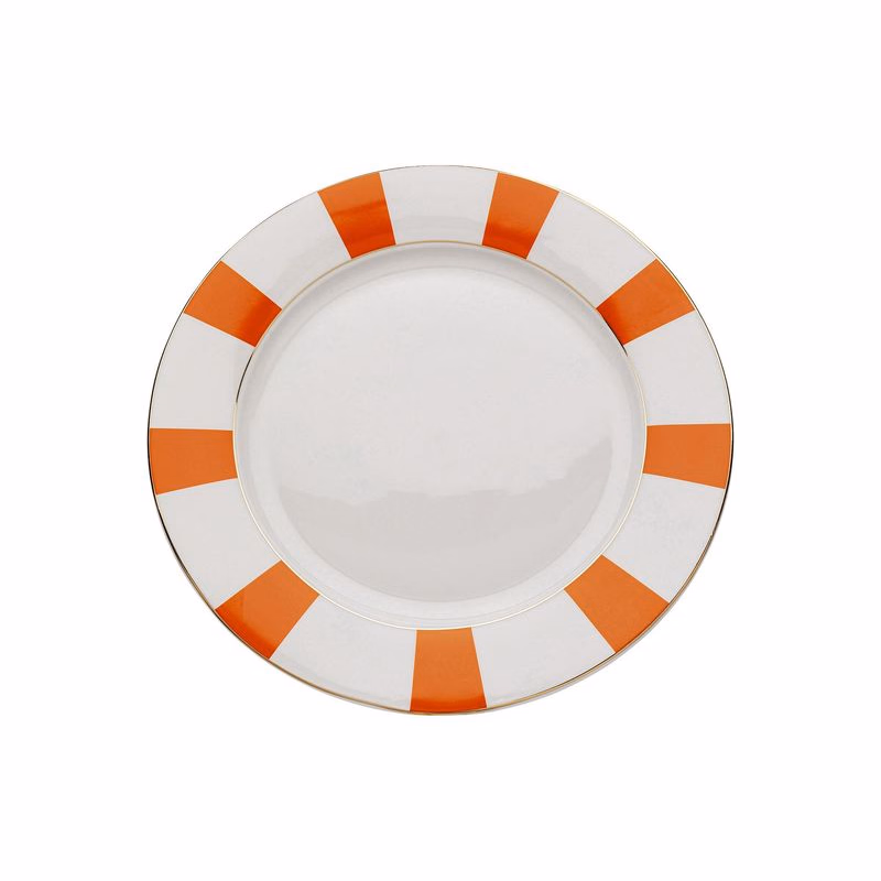 Harlequin tanier oranžový Ø27 cm