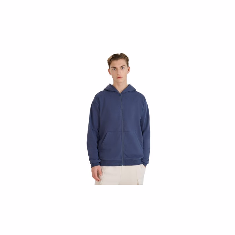 Pánska mikina so zipsom 4F SWEATSHIRT-WSS25TSWSM1584-22S-ANTHRACITE
