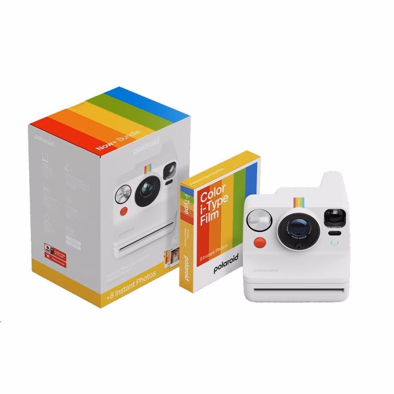 Polaroid Now+ Gen 3 White Bundle with Color Film (8 fotografií)