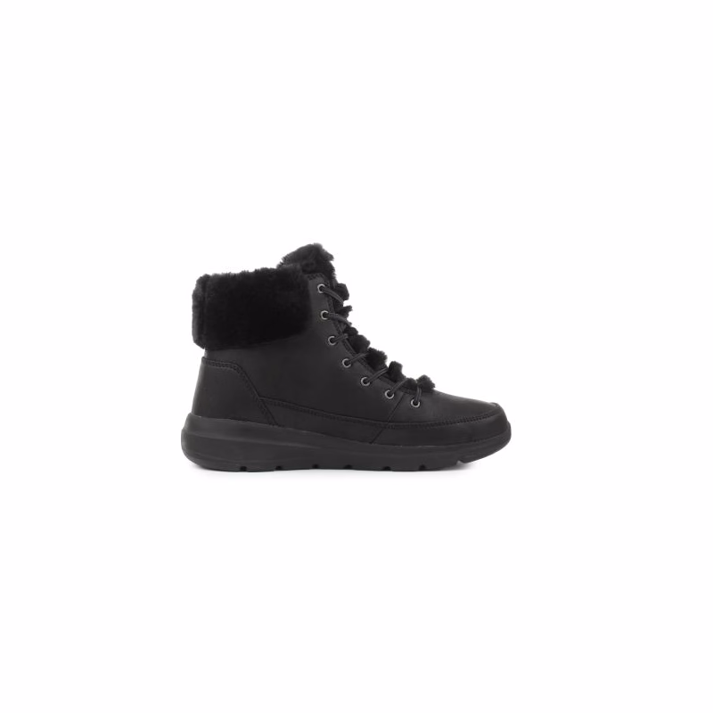 Dámske členkové zimné topánky SKECHERS Glacial Ultra black