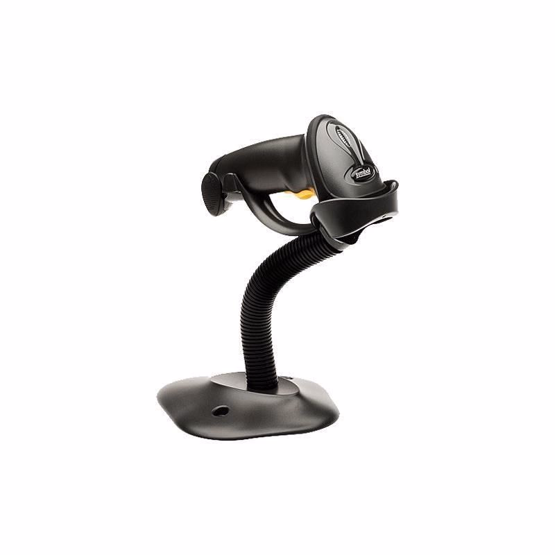 Zebra LS2208, čítačka čiarového kódu, KIT, black, USB-HID + stojan