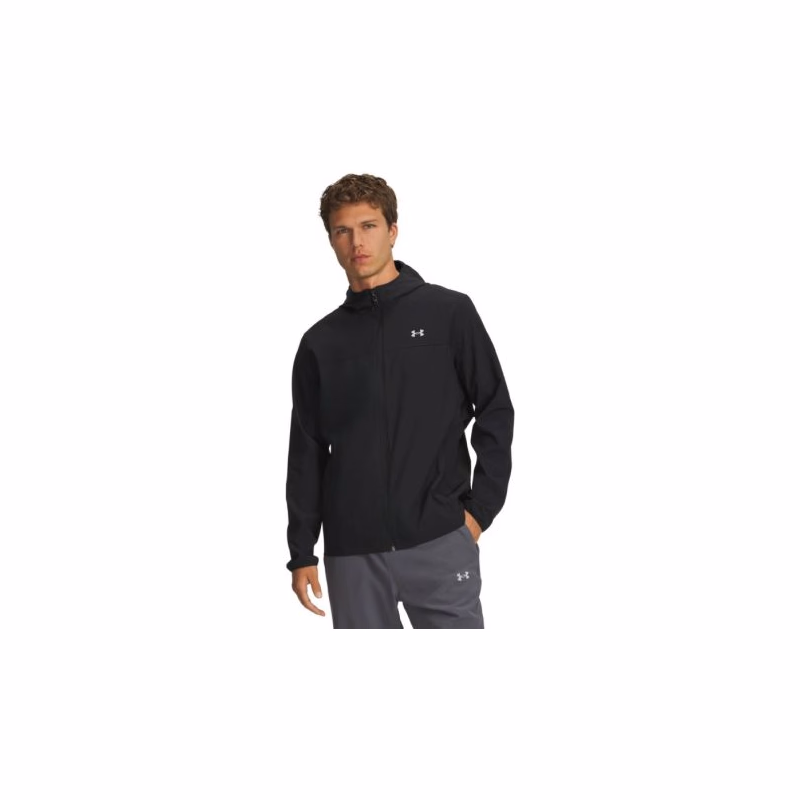 Pánska bežecká bunda UNDER ARMOUR UA Velociti Pro Storm Jacket-BLK