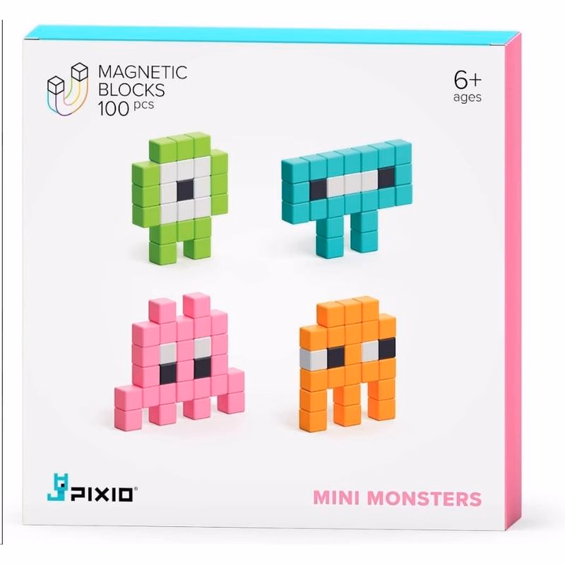 PIXIO Mini Monsters magnetická stavebnica