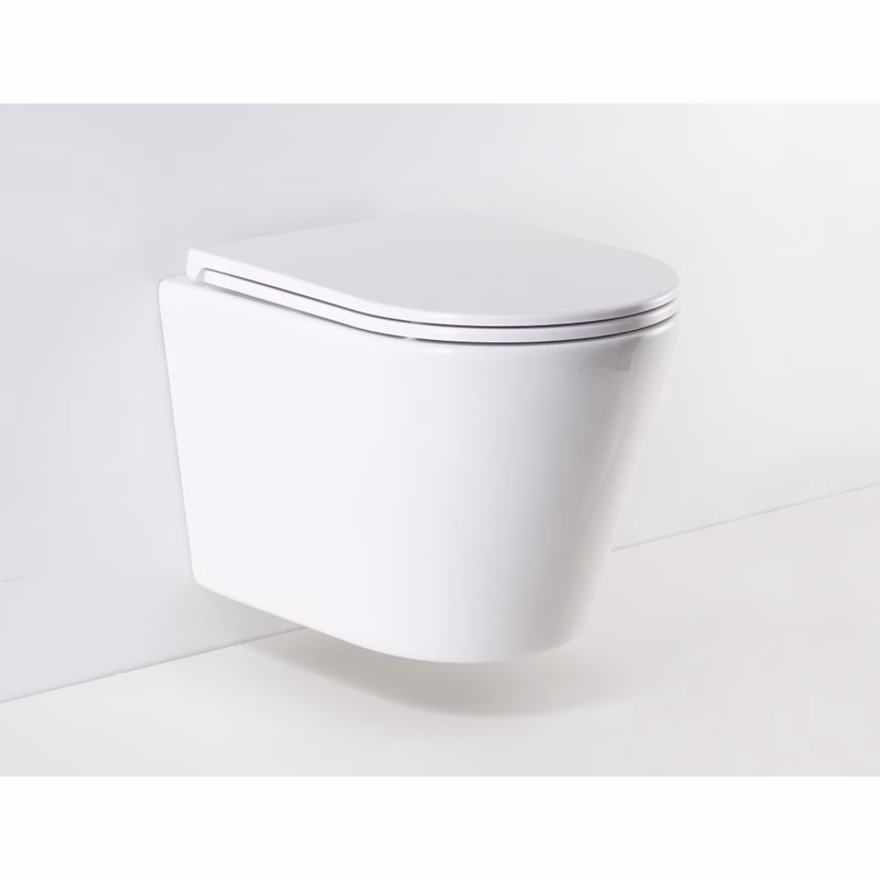 HOPA - Závesné WC OVALE BASSO RIMLESS sa SLIM sedadlom Soft-close OLKLT053ER