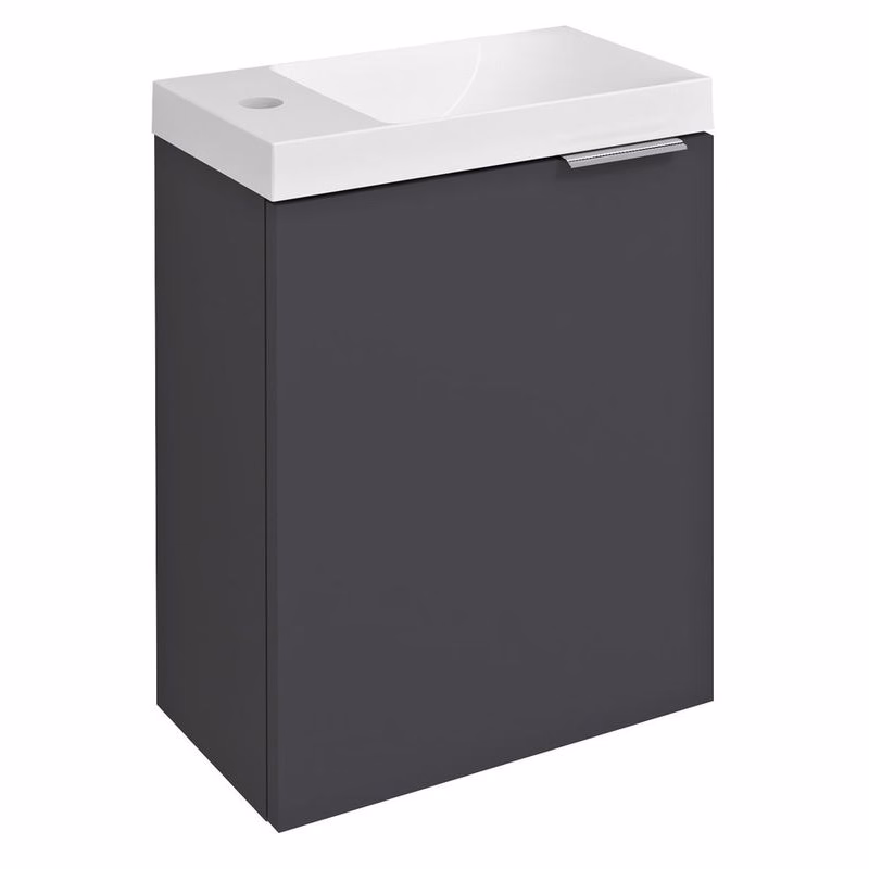 SAPHO - LATUS X umývadlová skrinka 39,4x50x22cm, antracitový mat LT110-3434