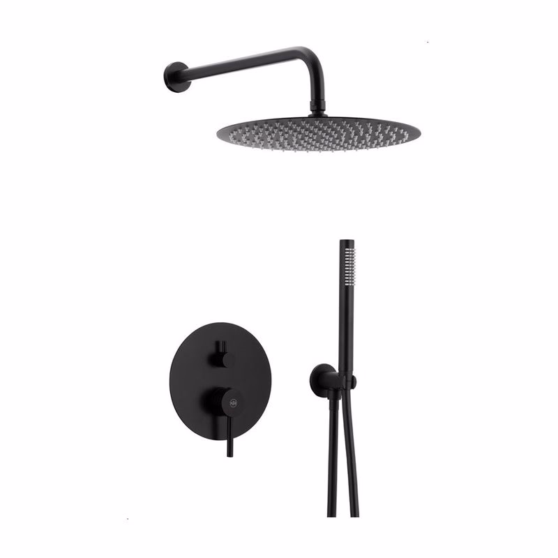 KFA KFA - MOZA podomietkový sprchový set, čierna 5039-501-81