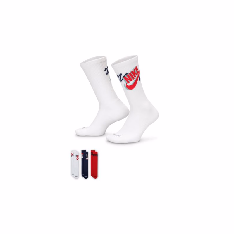 Ponožky NIKE 3PACK-U NK ED PLS CREW 3PR SPORT 144