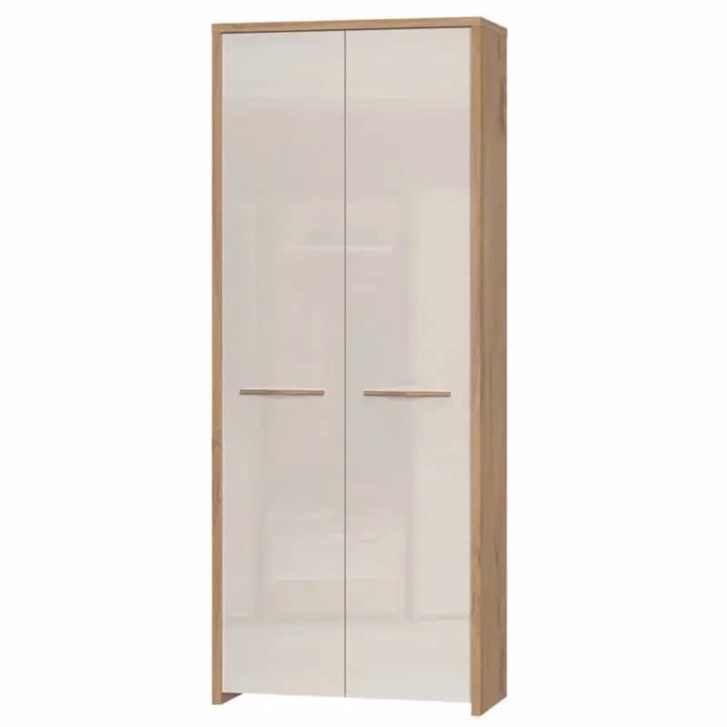Skriňa 2d Gala V2 lakovaná Pacific Walnut/Beige