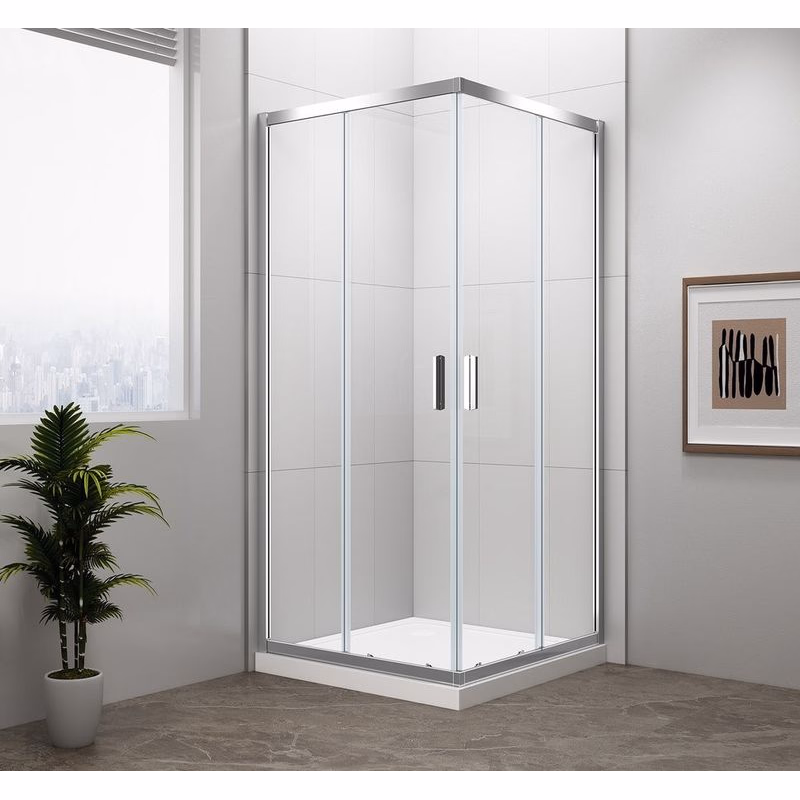 POLYSAN - EASY obdĺžniková sprchová zástena 900x800, číre sklo EL5315