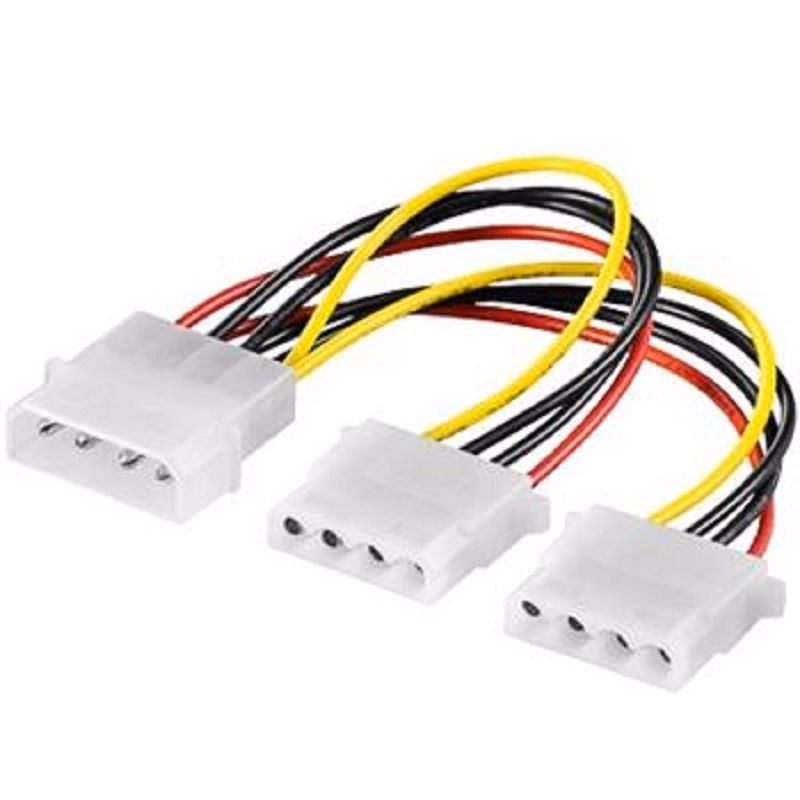 PremiumCord Kábel napájací HDD 5,25 "-2x5,25"