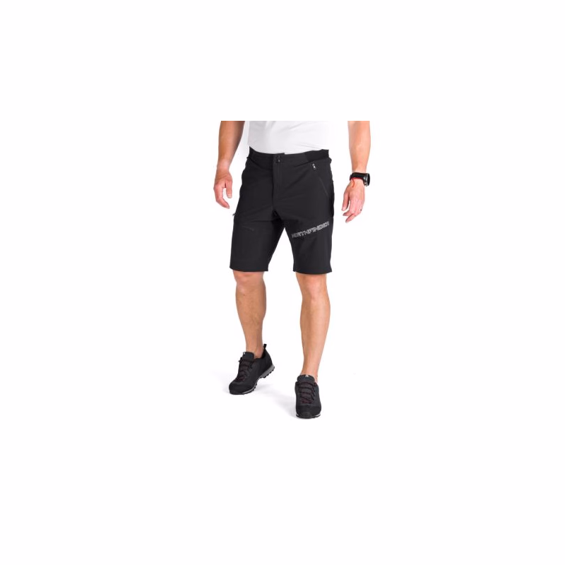 Pánske turistické kraťasy NORTHFINDER BRYON 269-black