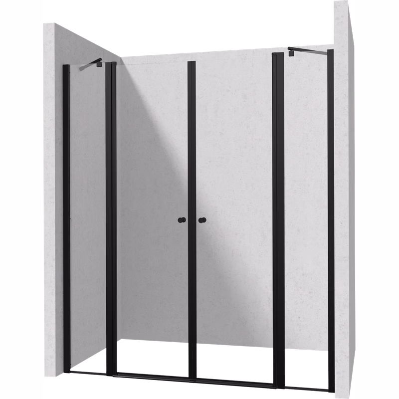 DEANTE/S - Sprchové dvere dvojité výklopné 100x100 KTSUN43P+KTSUN43P KERRIA/0153