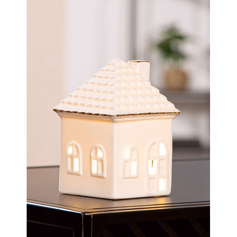 Porcelánový LED domček "Casa"