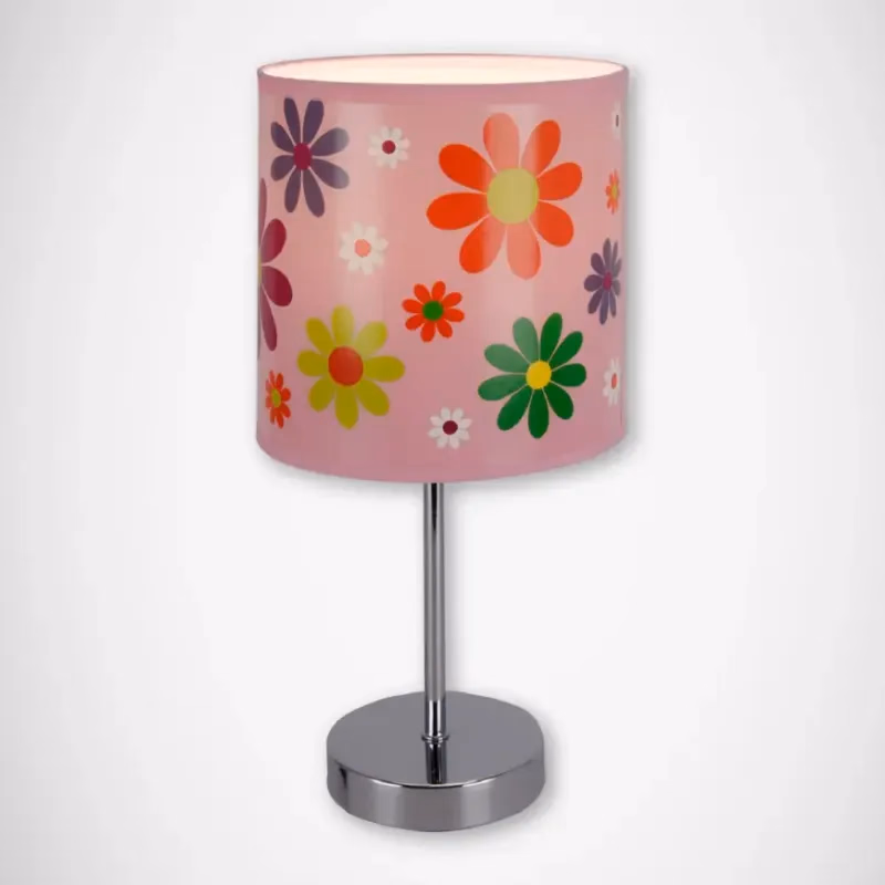 Stolná lampa Nuka E14 ružová 03651 LB1