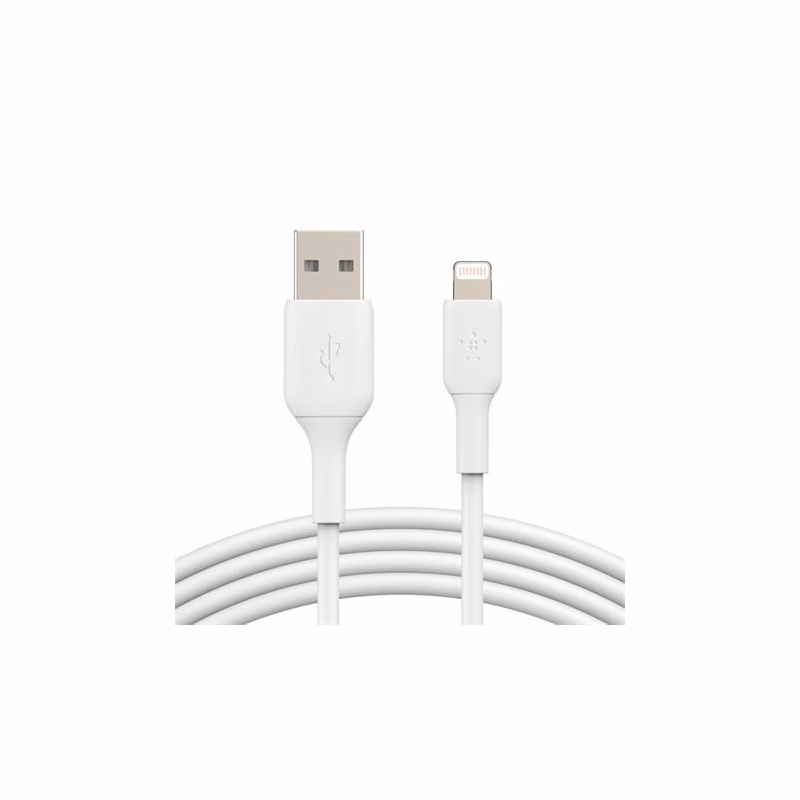 Belkin BOOST CHARGE™ Lightning/USB-A kábel, 1m, biely