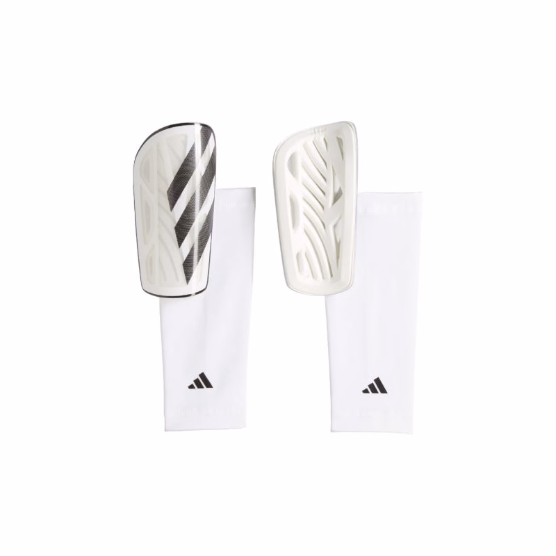 Futbalový chránič ADIDAS TIRO SG LGE WHITE BLACK SILVMT