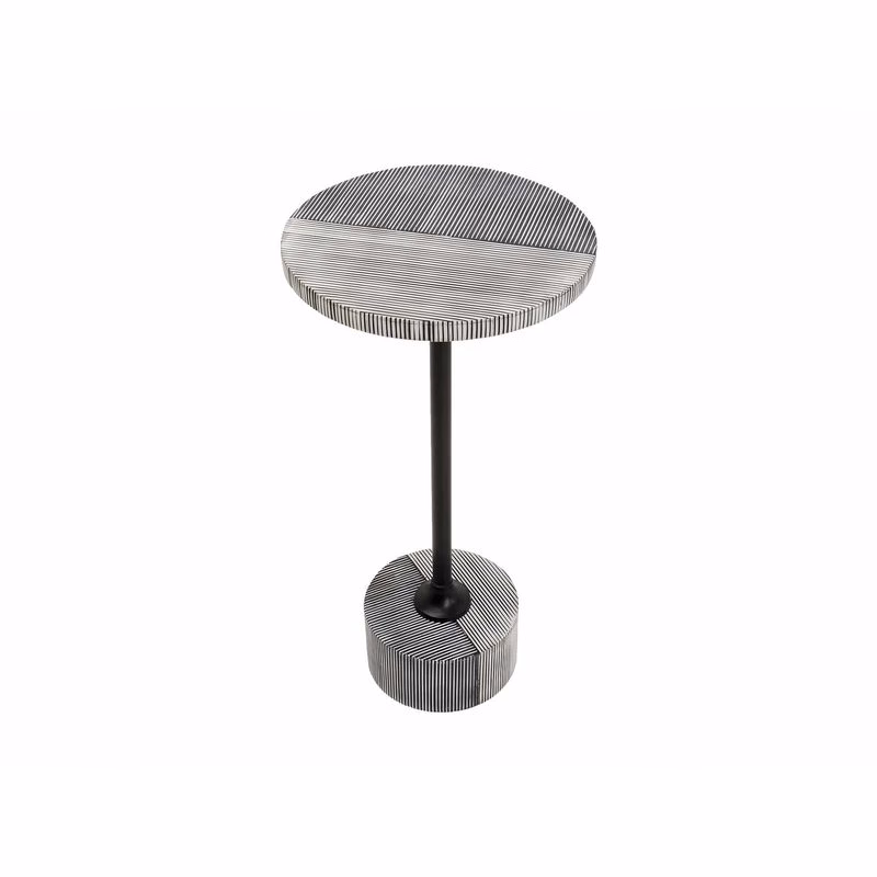 Domero Double príručný stolík sivý  Ø25 cm